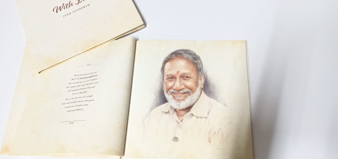 Founder portrait — a tribute book printed in fine offset
