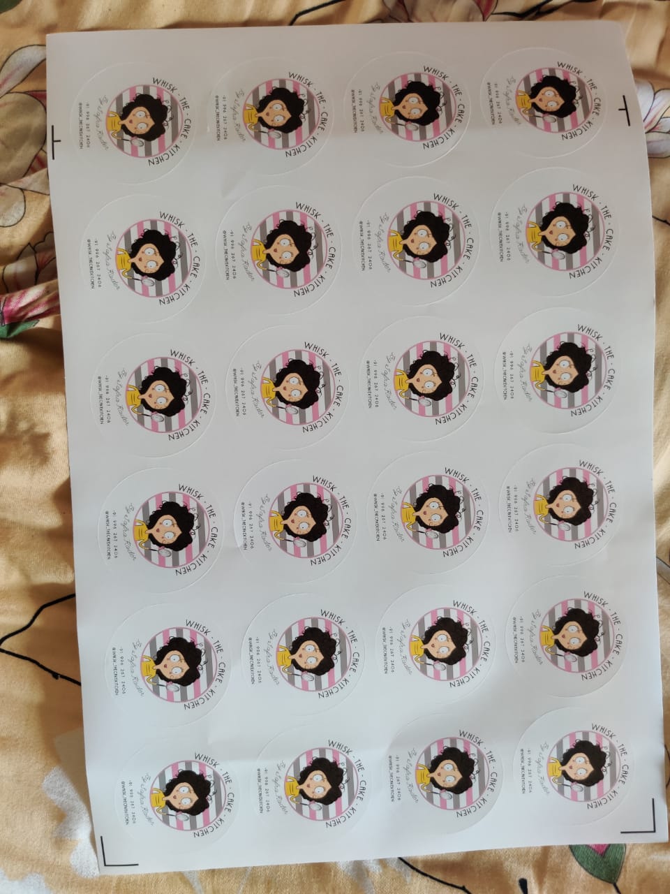 Flyer and sticker printing